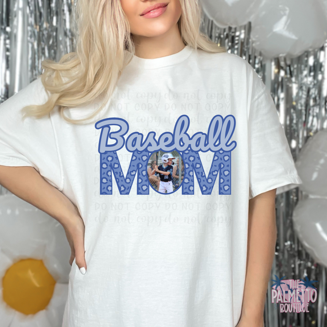 Baseball Mom(Custom photo)