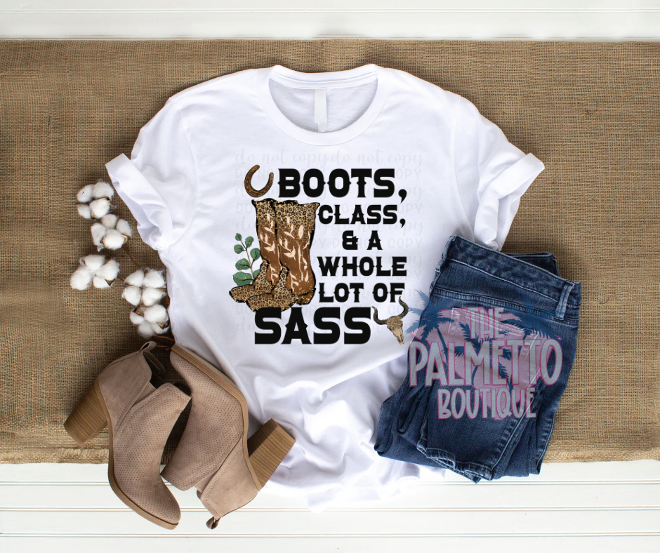 Boots, class and a whole lot of sass