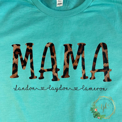 Mama Leopard Personalized