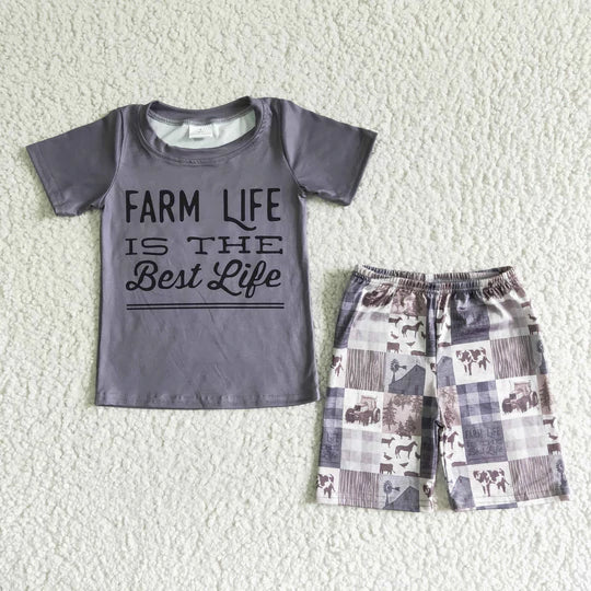 Boy farm life summer set