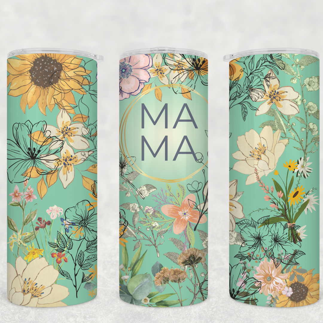 Mama mint floral